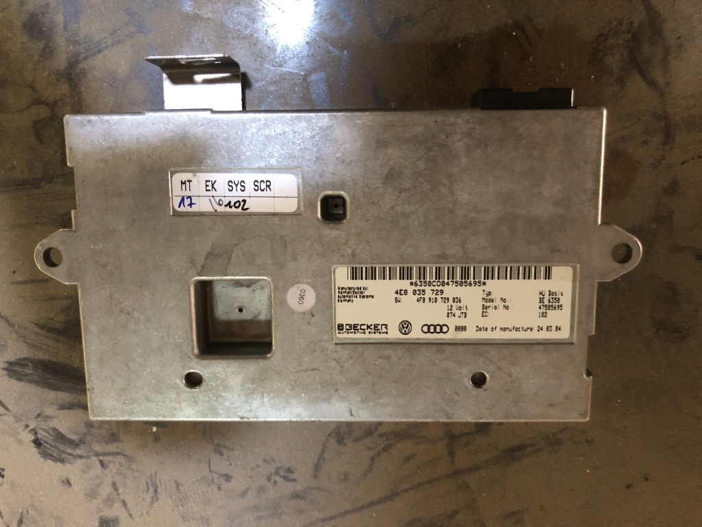 Modul interfata mmi audi a6 c6 cod 4E0 035 729