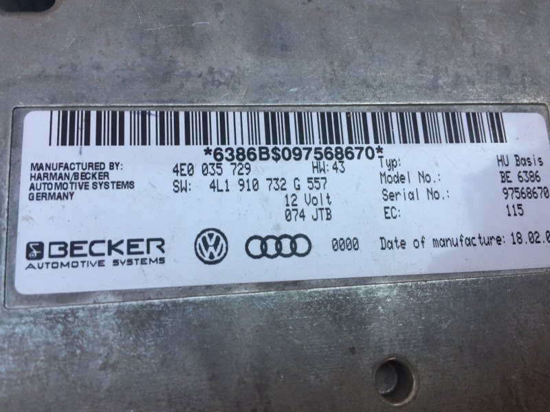 Modul interfata MMI Audi Q7 A5 A6 4E0035