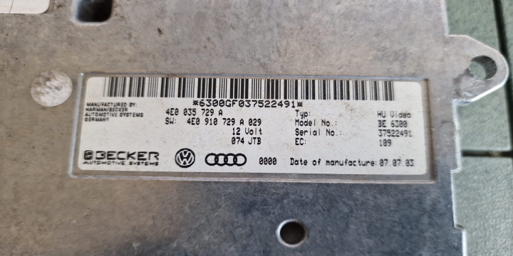 Modul / interfata MMi Cod: 4E0035729A Au