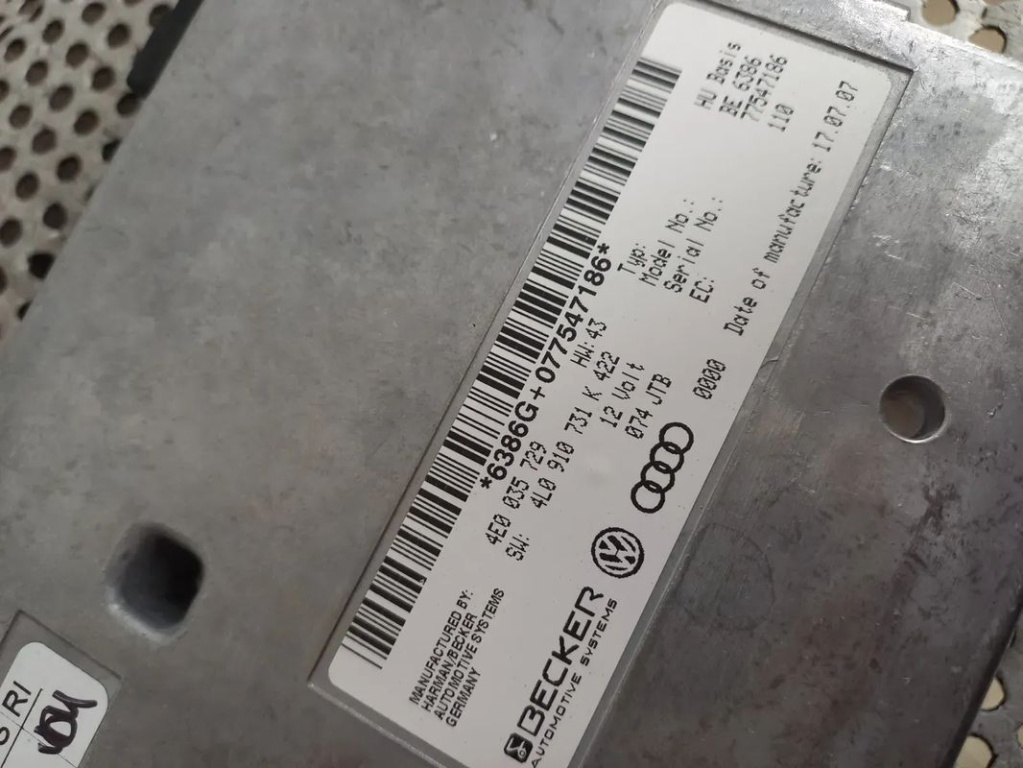 Modul Interferenta MMi Audi Q7 4L A6 C6 