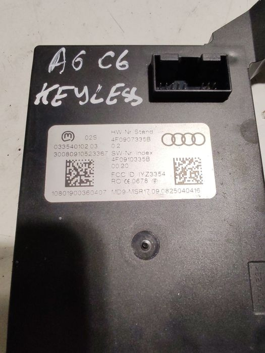 Modul keyless Audi A6 C6