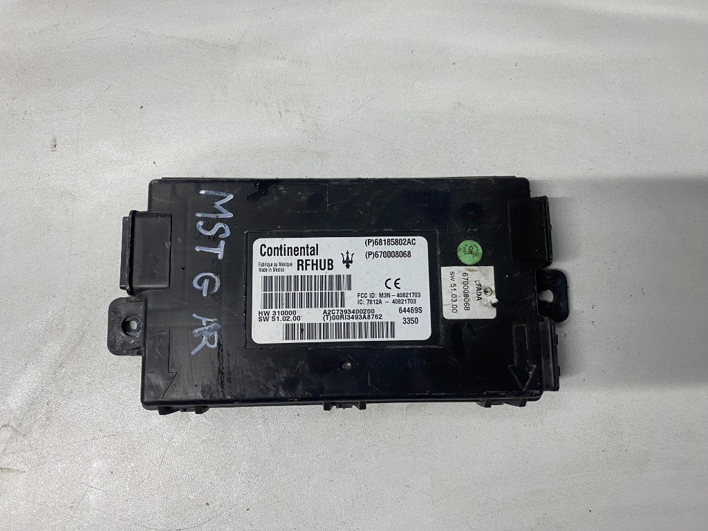 Modul keyless Maserati Ghibli 2014 2015 2016 cod 670008068