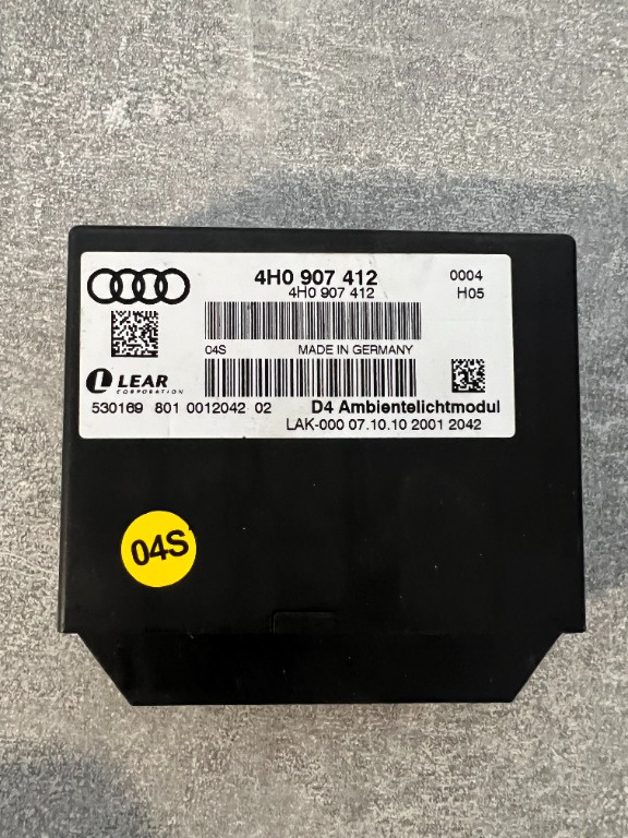Modul lumini ambientale Audi A8 4H An 2012 Cod 4H0907412/4H0 907 412