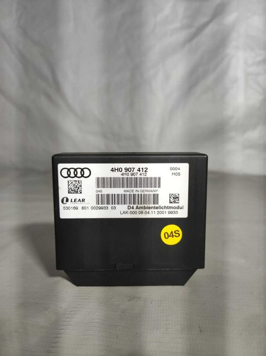 Modul Lumini Ambientale Keyless Audi A6 A7 A8 4H D4 Cod 4H0907412