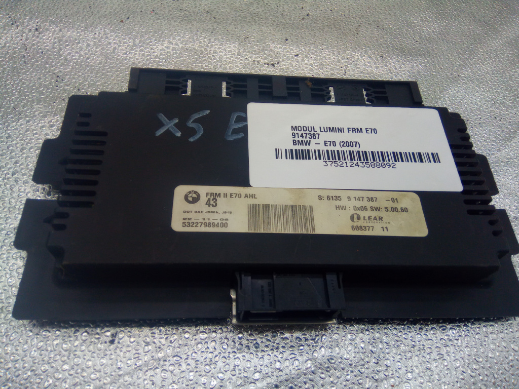 Modul lumini frm e70 Bmw E70 an 2007 cod piesa 9147387