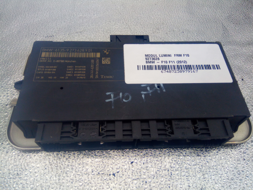 Modul lumini frm f10 Bmw F10 F11 an 2012 cod piesa 9273628