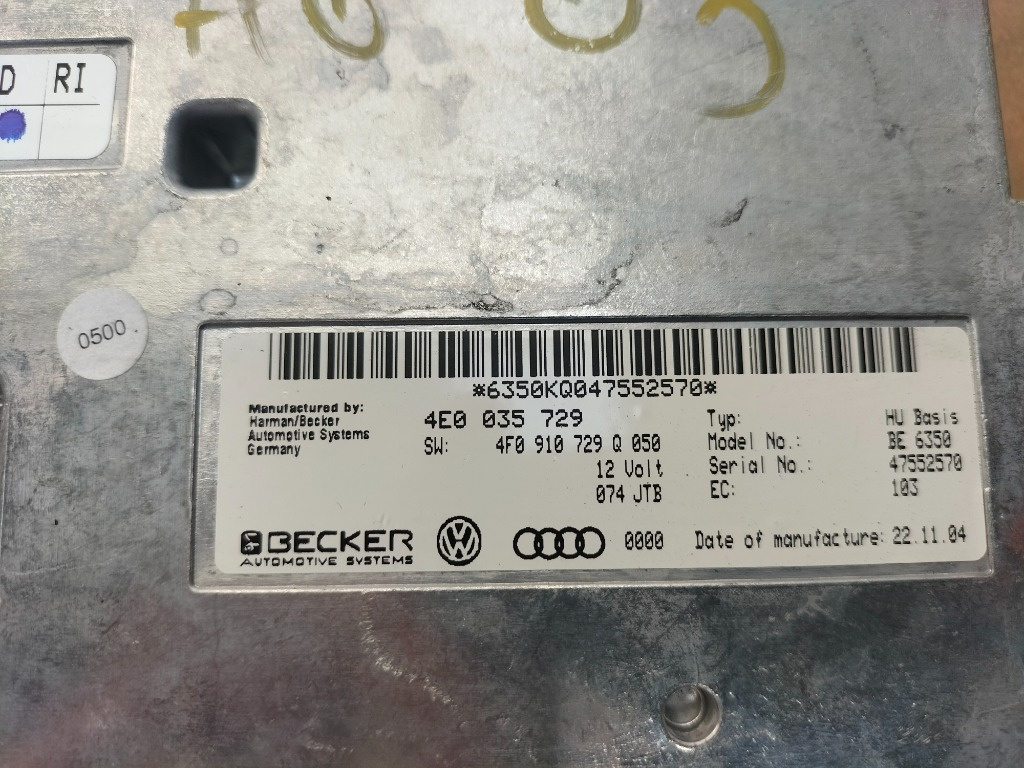 Modul MMI Audi A6 C6, 2005, cod: 4E00357
