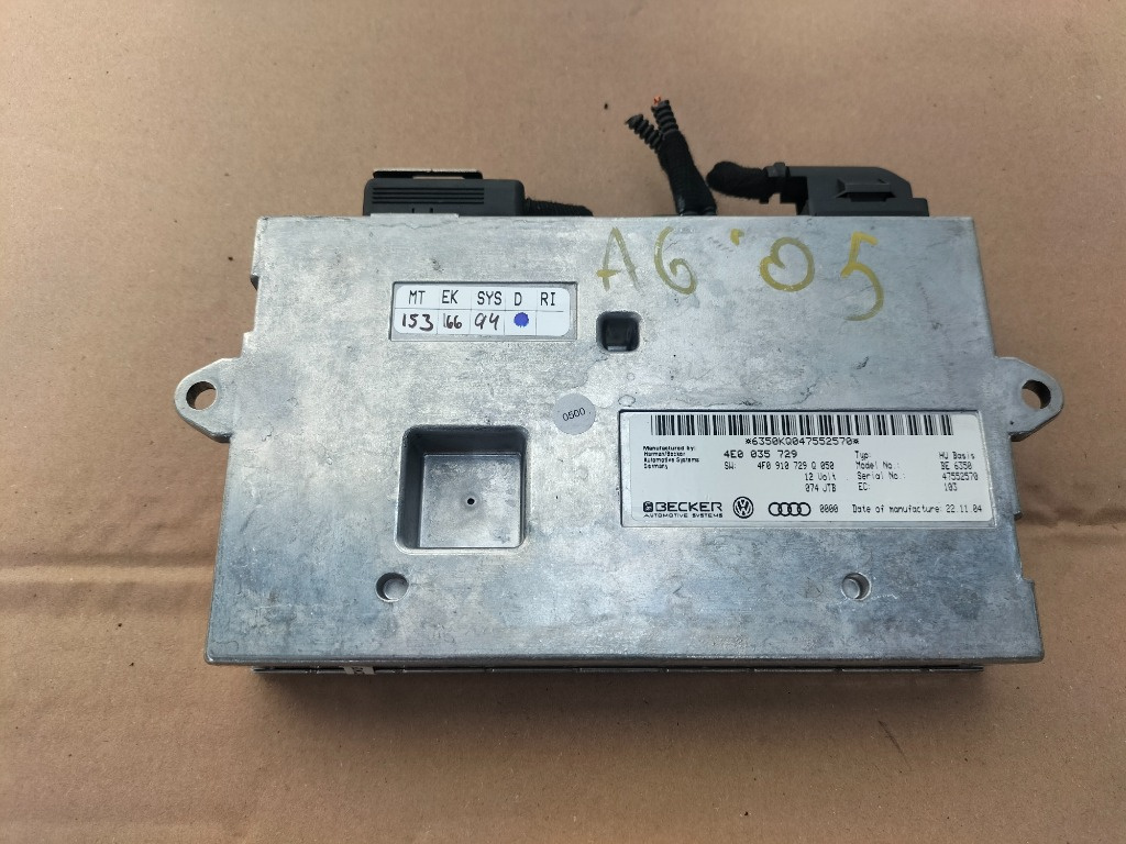 Modul MMI Audi A6 C6, 2005, cod: 4E0035729