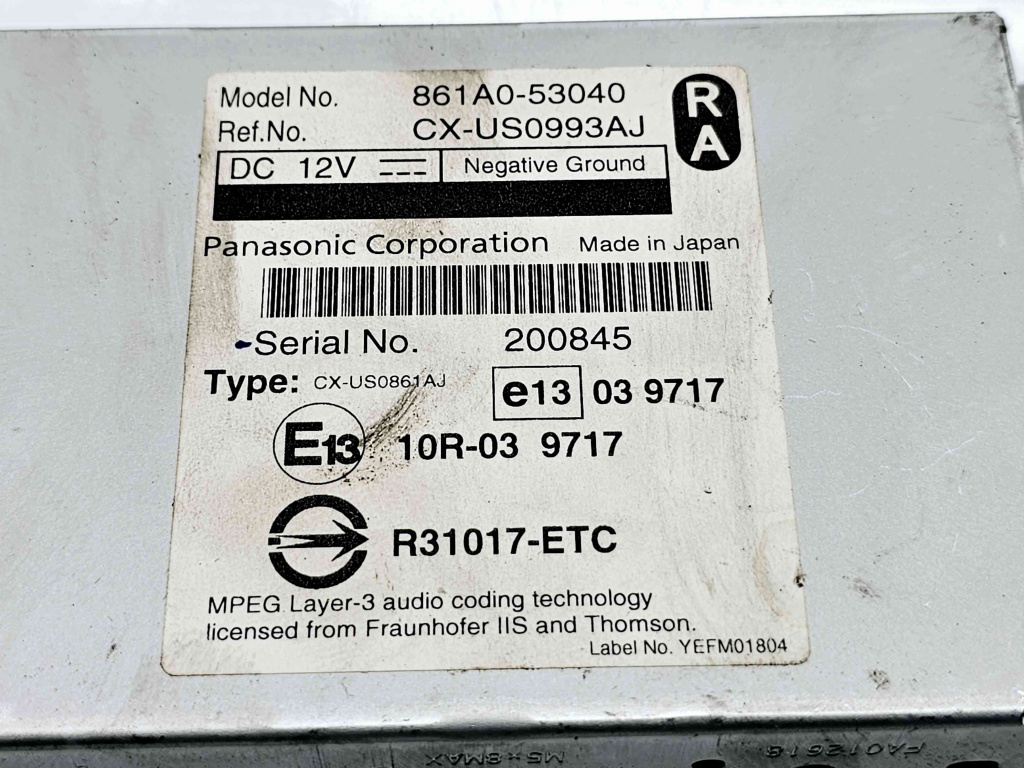 Modul multimedia LEXUS IS II (GSE2, ALE2