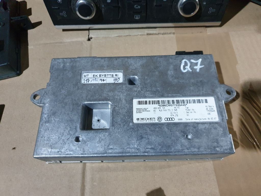 Modul multimedia MMI cod 4e0035729 4l0910731C Audi