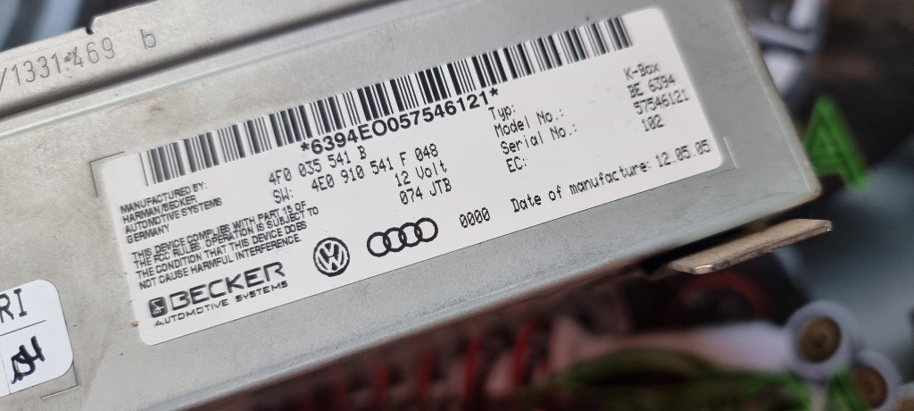 Modul Navigație Audi A6 C6 cod 4F003554