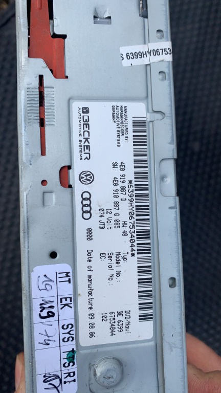 Modul navigatie Audi Q7 3.0 TDI BUG 4E09