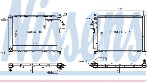 Modul racire NISSAN MICRA C+C (K12) (2005 - 2