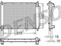 Modul racire RENAULT MODUS / GRAND MODUS (F/JP0_), RENAULT EURO CLIO III (BR0/1, CR0/1), RENAULT CLIO Grandtour (KR0/1_) - DENSO DRM23100