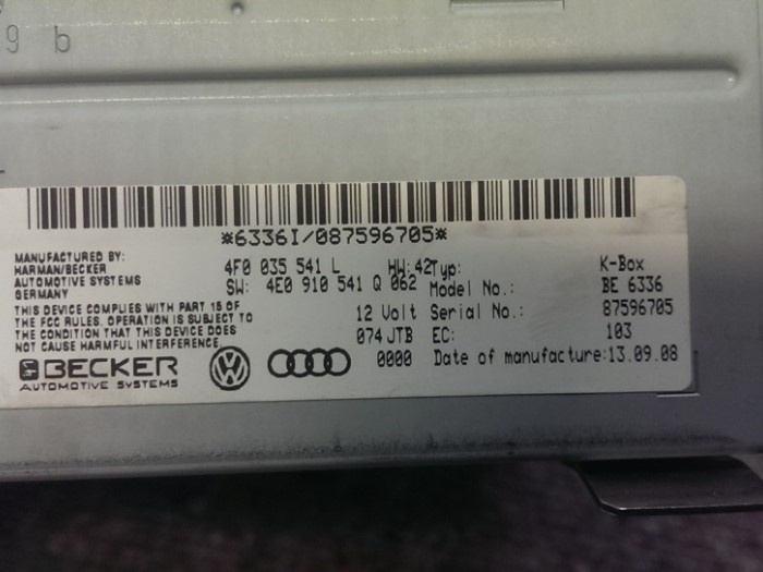 Modul radio Audi a4,a5,a6,a8,q7 K-Box MM