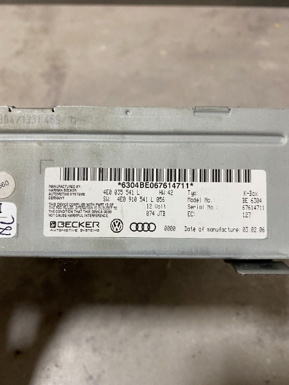 Modul Radio cod 4F0035541E/4F0 035 541 E pentru Audi A6 C6 An 2006