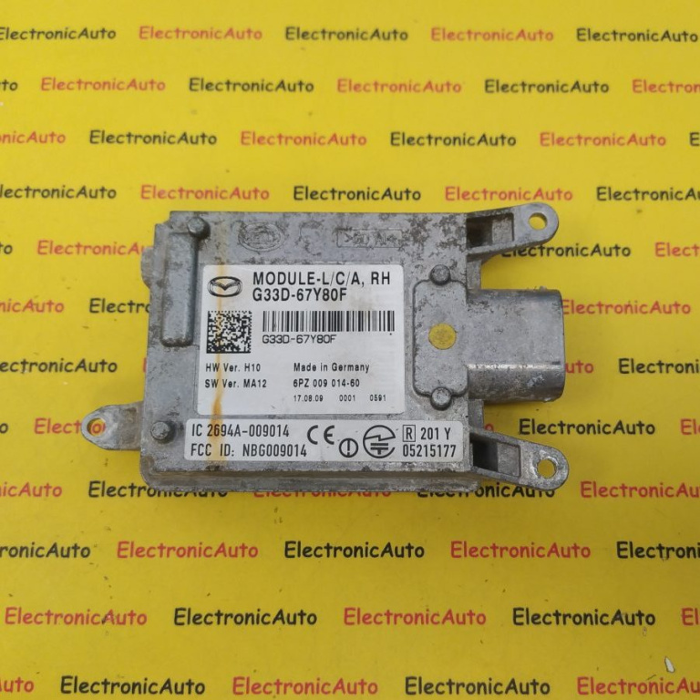 Modul RVM Mazda 6 GH, G33D67Y80F