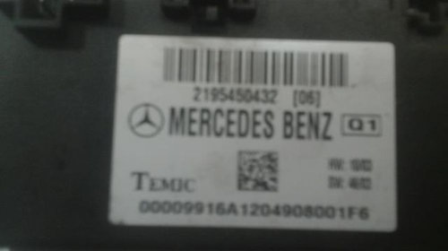 Modul SAM ( BCM ) Mercedes CLS W219 cod 2195450432 An 2006 2007 2008 2009 2010 2011
