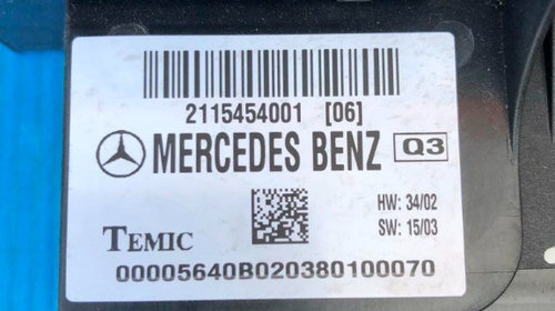 Modul SAM fata Mercedes E Class w211 cod 2115454001