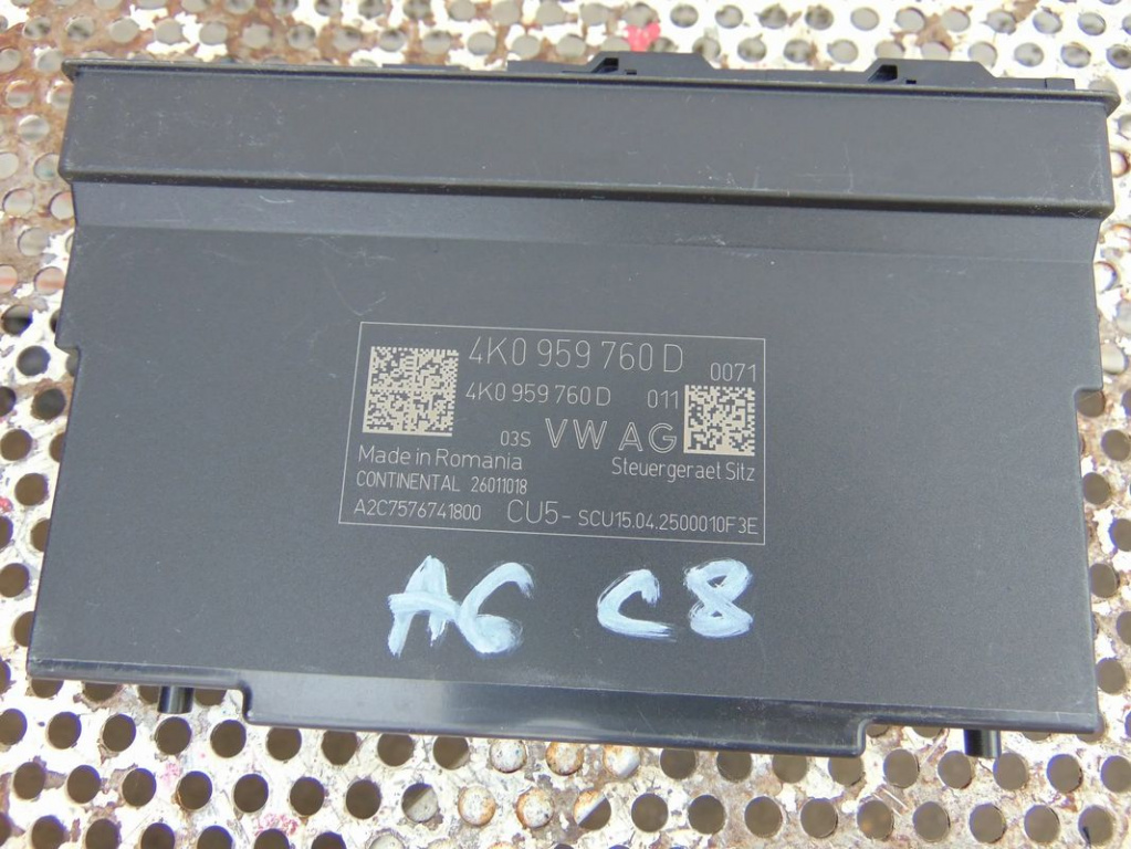 Modul scaun Audi A6 C8 cod 4k0959760d mo