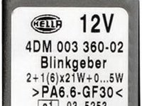 Modul semnalizare AUDI A8 (4D2, 4D8) (1994 - 2002) HELLA 4DM 003 360-021