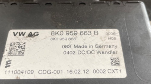 Modul stabilizator tensiune baterie Audi a6 c7 2013 8K0959663B