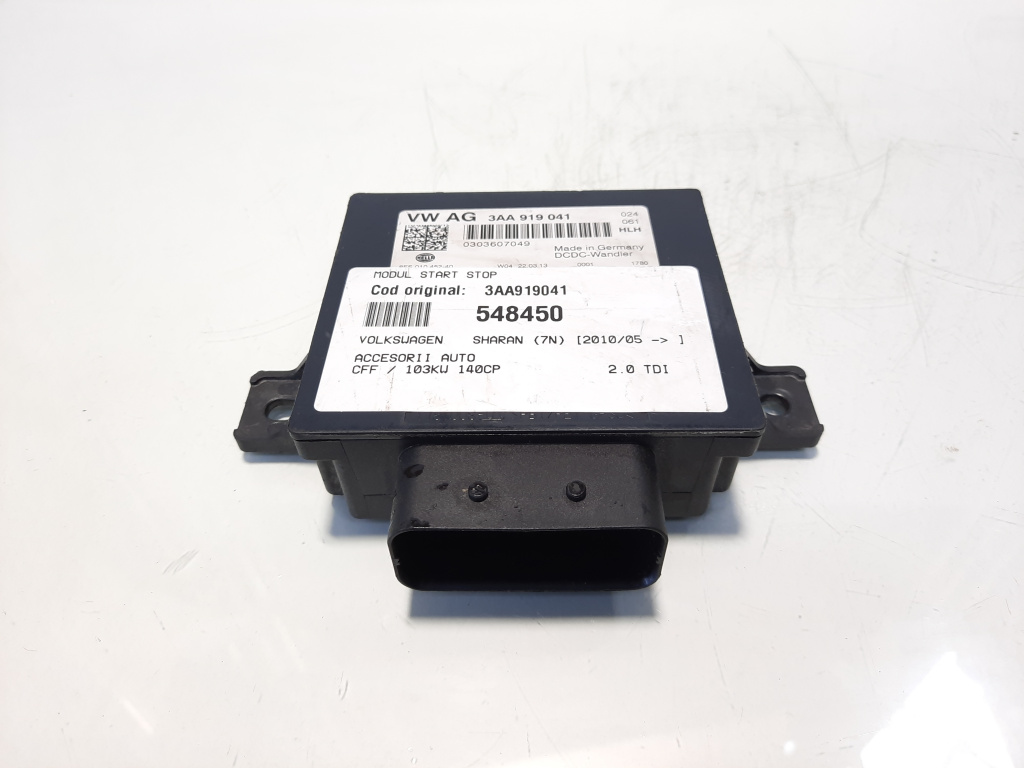 Modul Start-Stop, cod 3AA919041, Vw Sharan (7N) (i