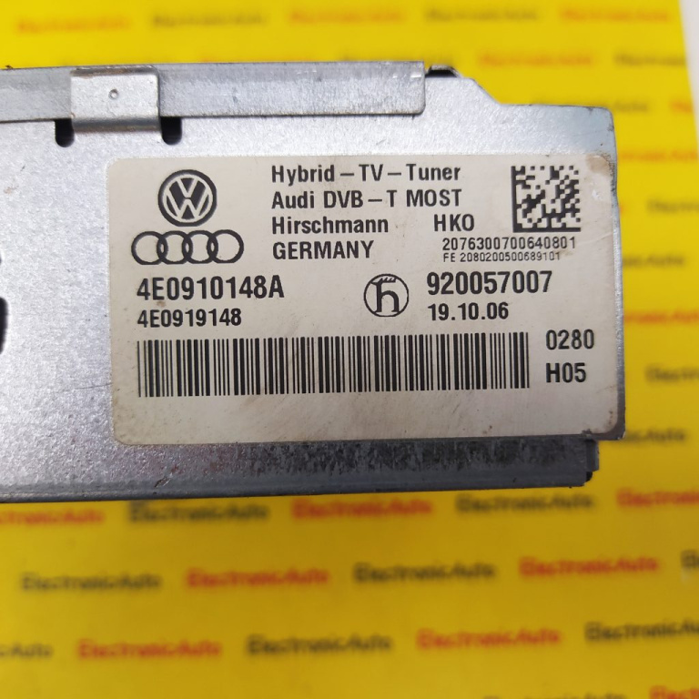Modul TV-Tuner Audi A8, 4E0910148A, 4E0910148