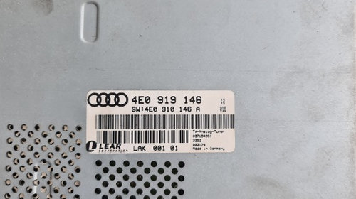 Modul TV Tuner Audi A8 a6 cod 4E0919146 4e091