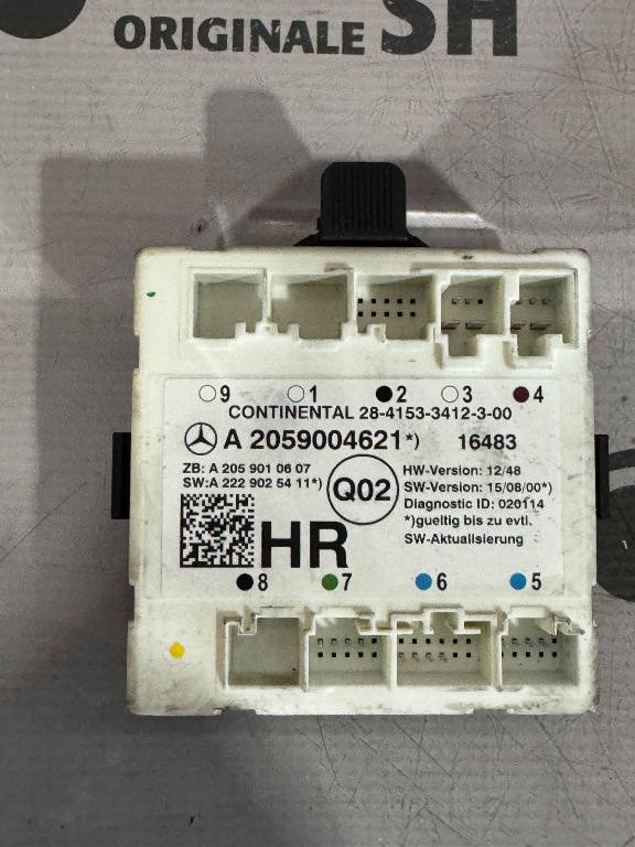Modul ușa dreapta spate Mercedes C Class W205 2,2 cdi Euro 6 an 2017 cod A2059004621