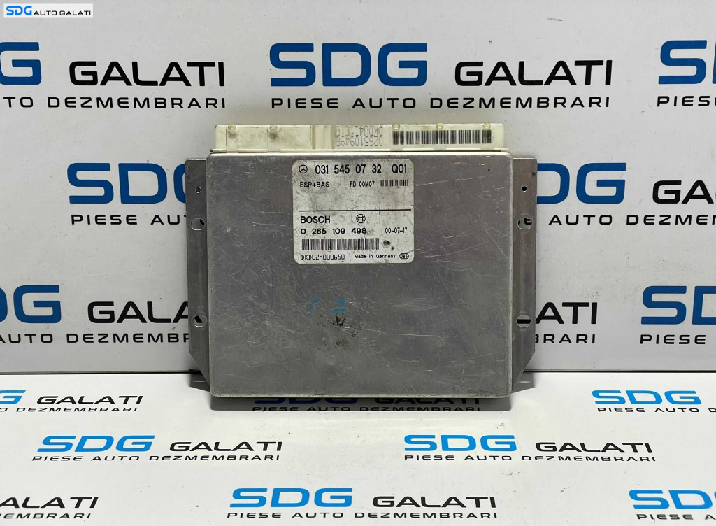 Modul Unintate Calculator Control ESP ASR ABS Mercedes Clasa E Class W210 1995 - 2002 Cod 0315450732 0265109498 [L3363]