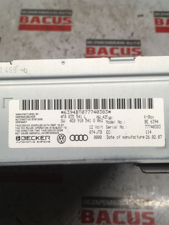 Modul Unitate Radio Box MMI Audi A4 B8 /