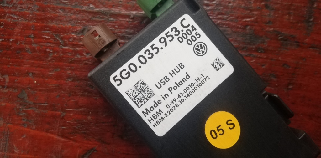 Modul USB VW Passat B8 cod 5G0035953C an