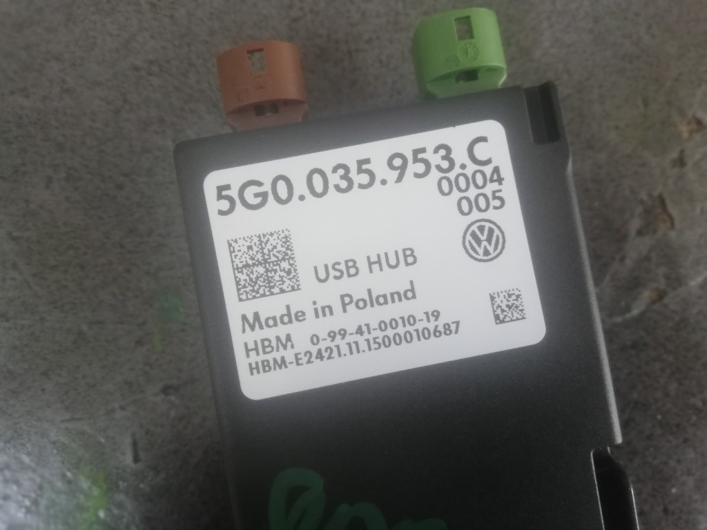 Modul USB VW Passat B8 cod 5G0035953C an