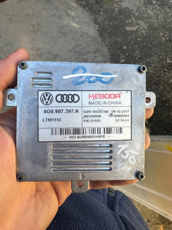 Modul xenon droser 4G0907397R calculator far 4G0907397R