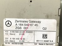 Modul Zentrales Gateway Mercedes ML W164 A1645406745 2006 - 2011 zgsb001