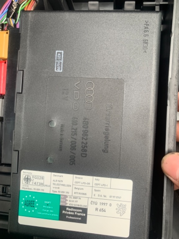 Module de confort Audi A6 C5 Avant 2002 cod: 4B0962258K, 4B0962258D