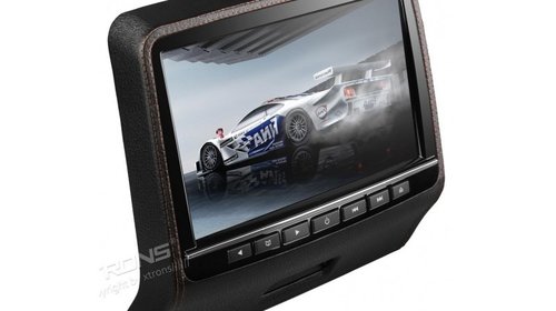 Monitor Auto Tetiera 9 Inch Xtrons Luxury Black DVD HDMI USB SD