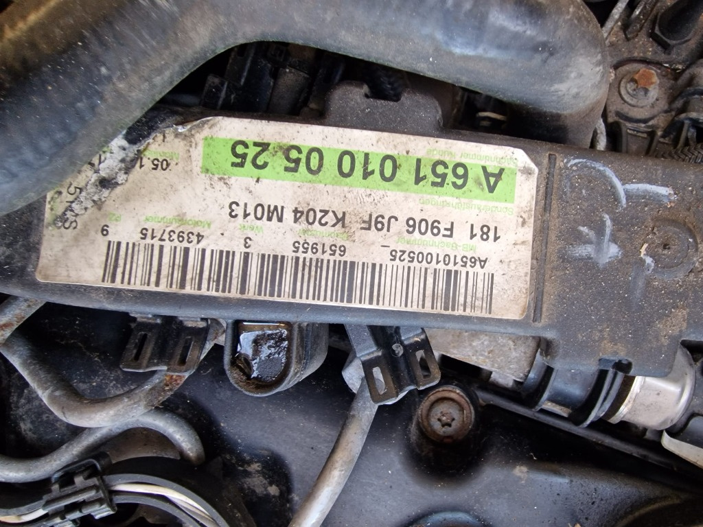Moteur Complet MERCEDES OM651 2.2D 125kW 170ch - Modèle A 2014 - Occasion - 152 646 Km - Garantie 3 Mois
