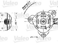 Motor electric,ventilator (698356 VALEO) RENAULT