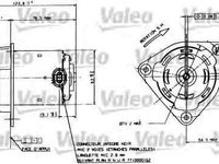 Motor electric ventilator RENAULT LAGUNA I B56 556 VALEO 698084