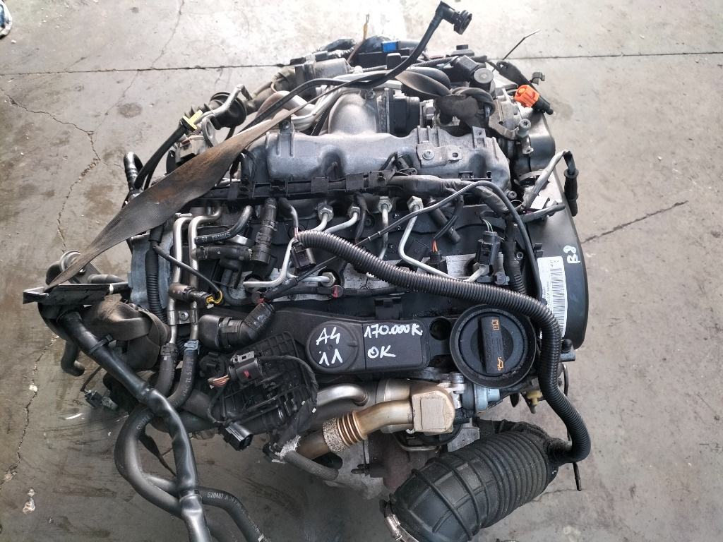 Motor fără anexe Audi A4 B8, 2008, 2009, 2010, 2011, 2012, 2.0 TDi, 177.000 km, cod motor: CAG