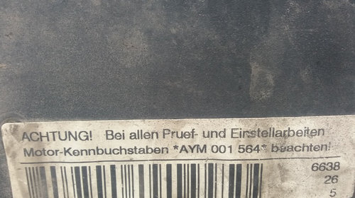 Motor fara anexe Audi A4 B6 8E 2.5 TDI cod: AYM model 2003 original din dezmembrari auto
