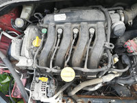 Motor fara anexe renault clio,megane 1.4i 16v 72 kw euro 4 cod k4jg780