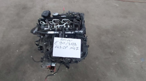 Motor+Injectoare + Pompa Inalta BMW 318 N47 Seria 3 E90 2.0 D 143CP