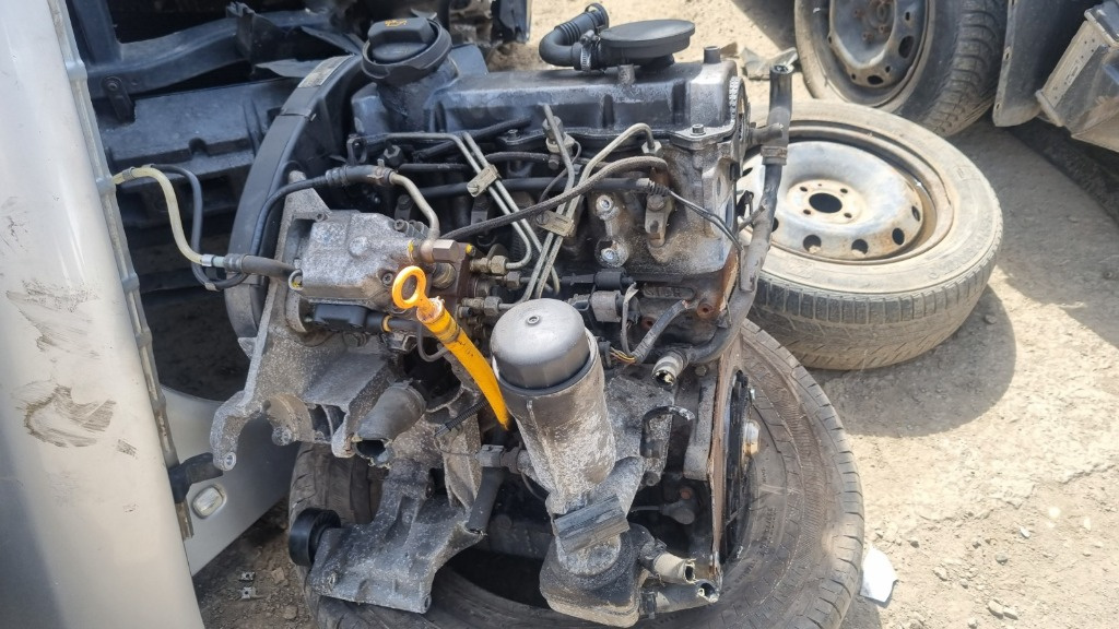 Motor + injectoare + pompa injectie cod ALH 1.9 tdi diesel 66kw 90cp Vw Skoda Audi