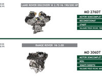 Motor land rover range evoque discovery 3.0 V6 306DT 30DDTX jaguar