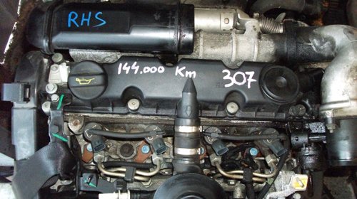 MOTOR PEUGEOT 307 2,0HDI 79KW TIP RHS AN 2004
