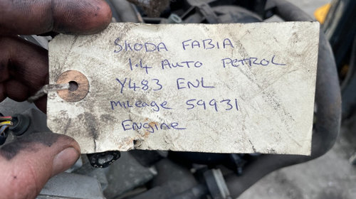 Motor Skoda Fabia 1.4 Benzina AUA 95.900 de km reali (pentru cutie viteze automata)