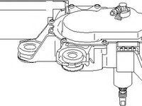 Motor stergator AUDI A3 (8L1), VW PASSAT Variant (3B5), AUDI A6 Avant (4B5, C5) - TOPRAN 110 741